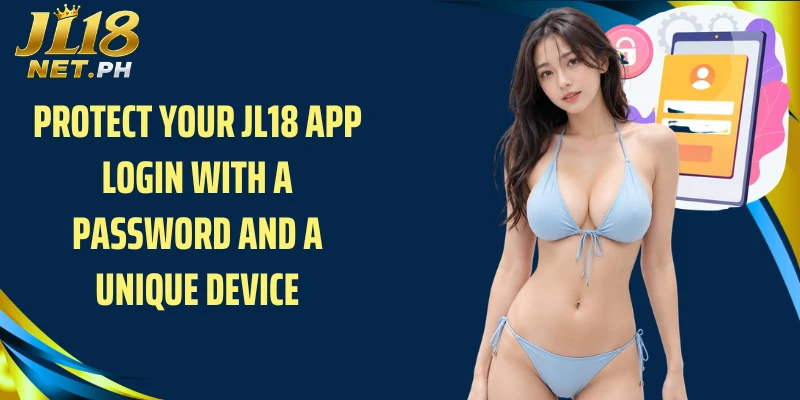 Protect your JL18 app login with a password and a unique device